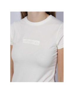 T-shirt crolo blanc écru femme - Ellesse