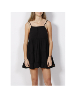 Robe mini de plage vintage cami noir femme - Superdry