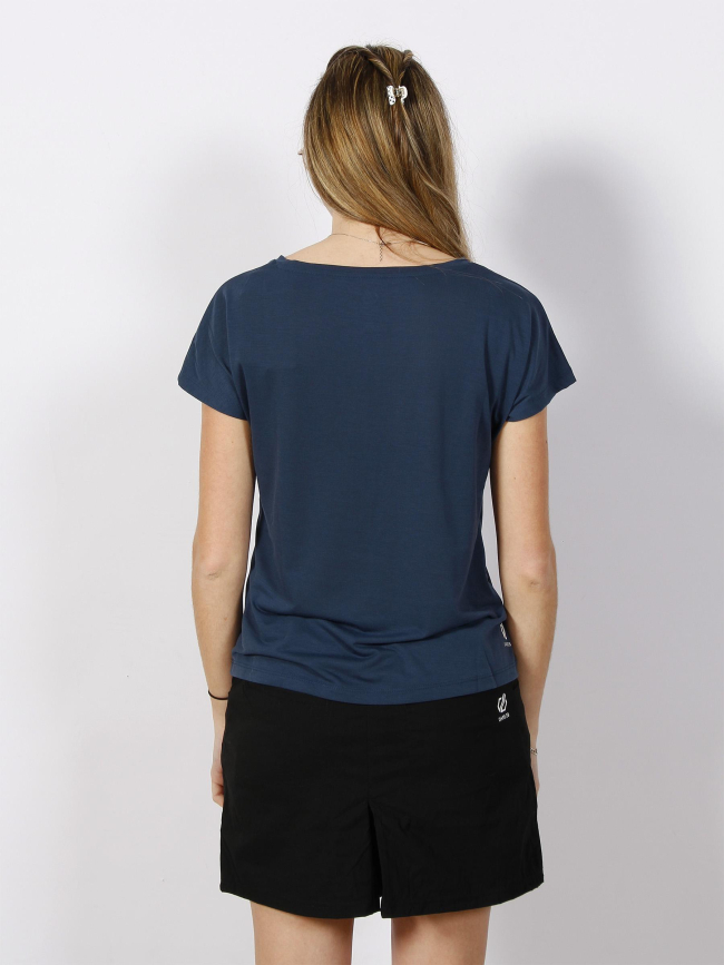 T-shirt de randonnée persisting bleu marine femme - Dare 2b