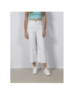 Jean large crop wild kathy blanc femme - Vero Moda