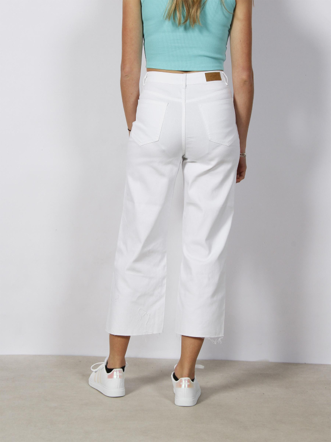 Jean large crop wild kathy blanc femme - Vero Moda