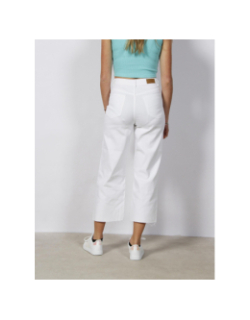 Jean large crop wild kathy blanc femme - Vero Moda