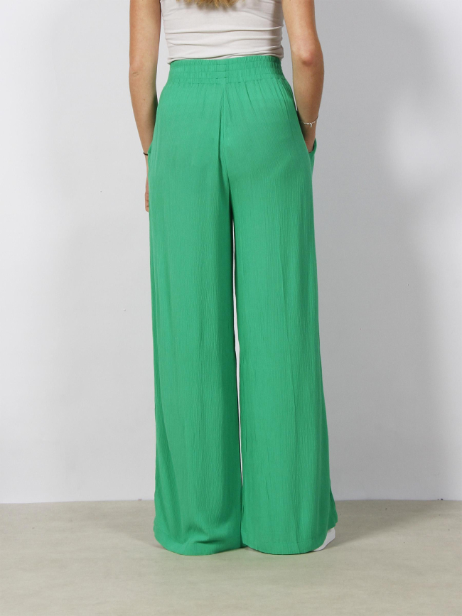 Pantalon palazzo large menny vert femme - Vero Moda