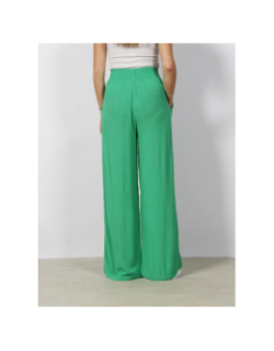 Pantalon palazzo large menny vert femme - Vero Moda