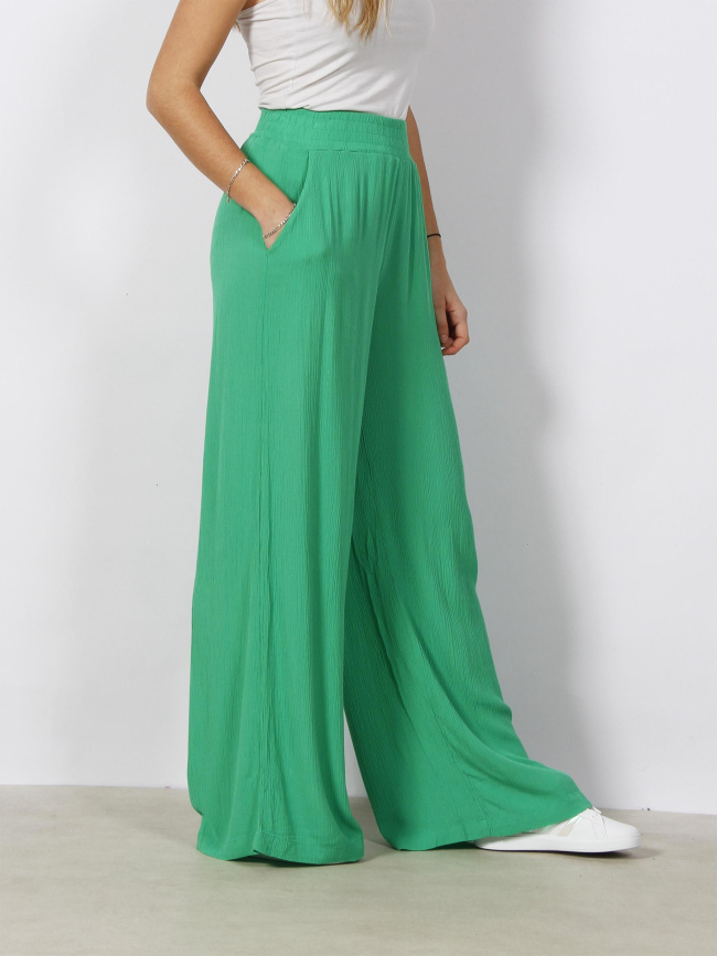 Pantalon palazzo large menny vert femme - Vero Moda