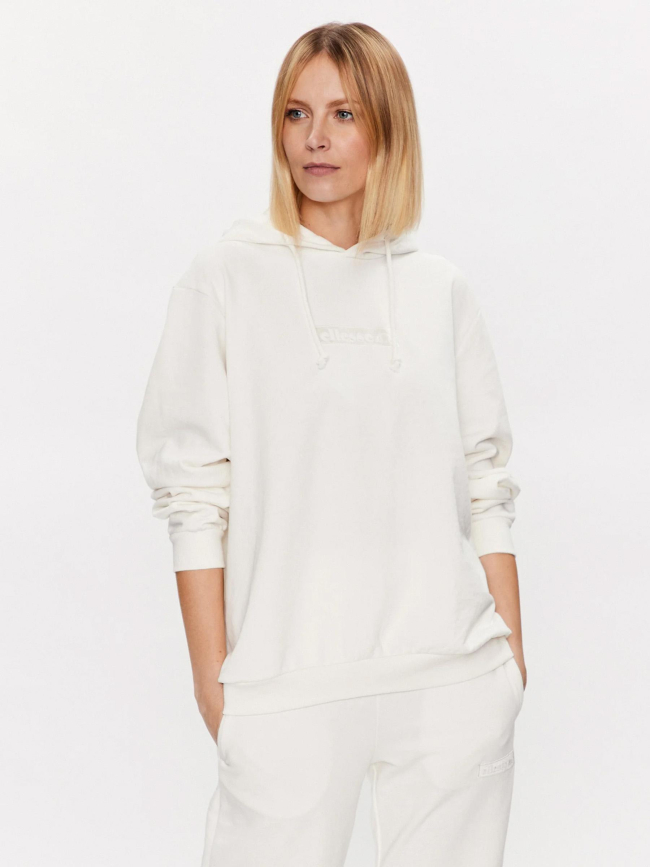 Sweat à capuche odina blanc femme - Ellesse