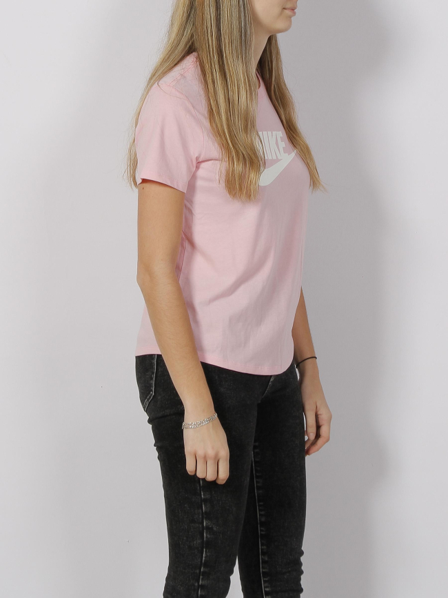 T-shirt sportswear essential icon futura rose femme - Nike