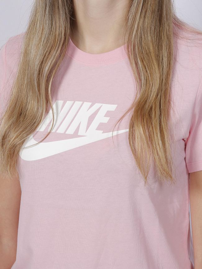 T-shirt sportswear essential icon futura rose femme - Nike