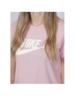 T-shirt sportswear essential icon futura rose femme - Nike