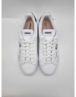 Baskets advantage custom graffitis blanc homme - Adidas