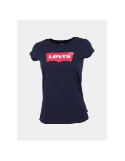 T-shirt batwing classique logo bleu marine rose fille - Levi's