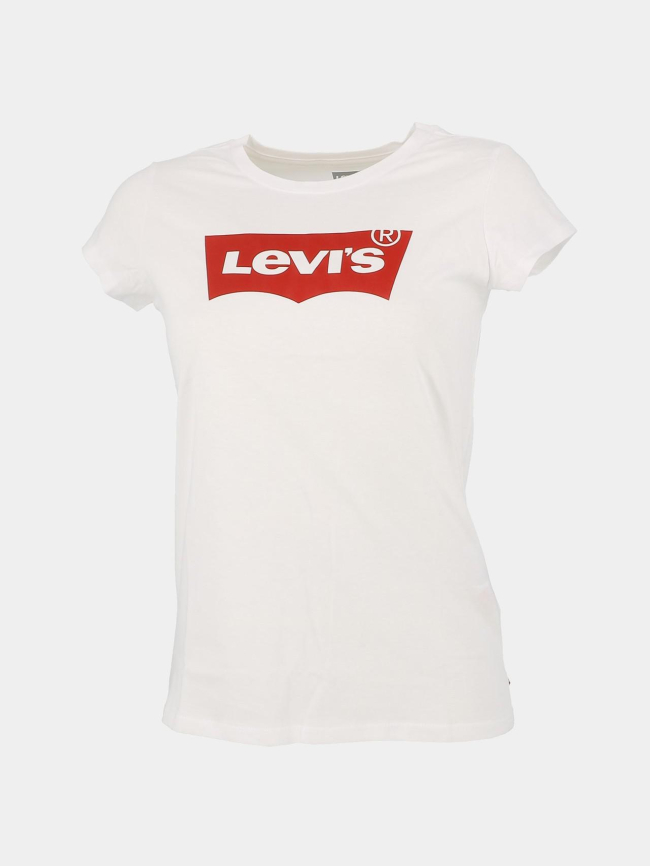 T-shirt batwing classique blanc rouge fille - Levi's