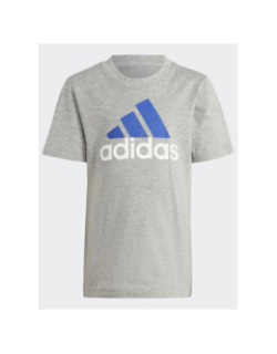 Ensemble short t-shirt big logo gris bleu enfant - Adidas