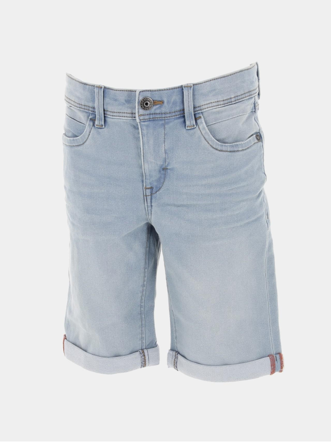 Short en jean slim silas bleu clair garçon - Name It