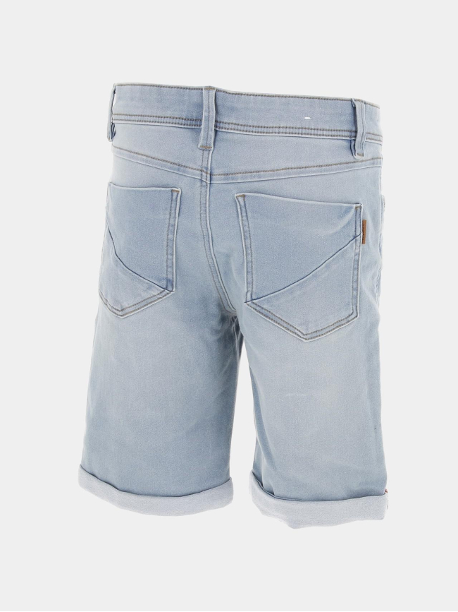 Short en jean slim silas bleu clair garçon - Name It