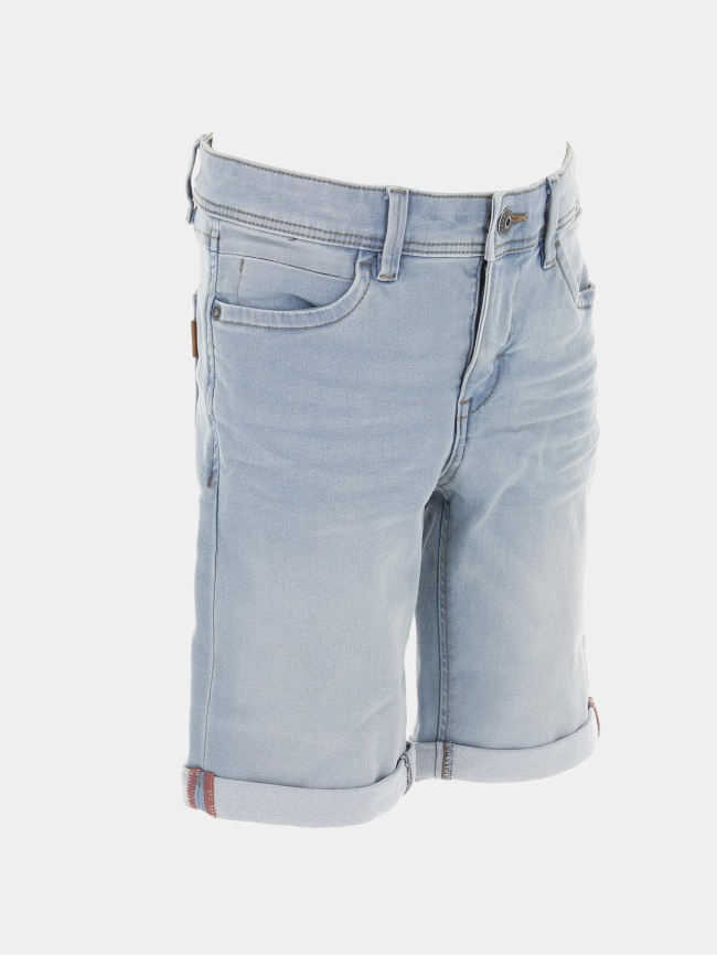 Short en jean slim silas bleu clair garçon - Name It