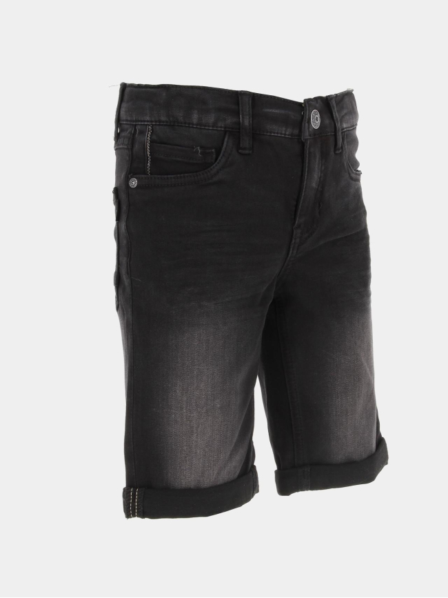 Short jean denim theo noir garçon - Name It