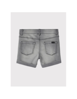 Short en jean slim salli gris fille - Name It