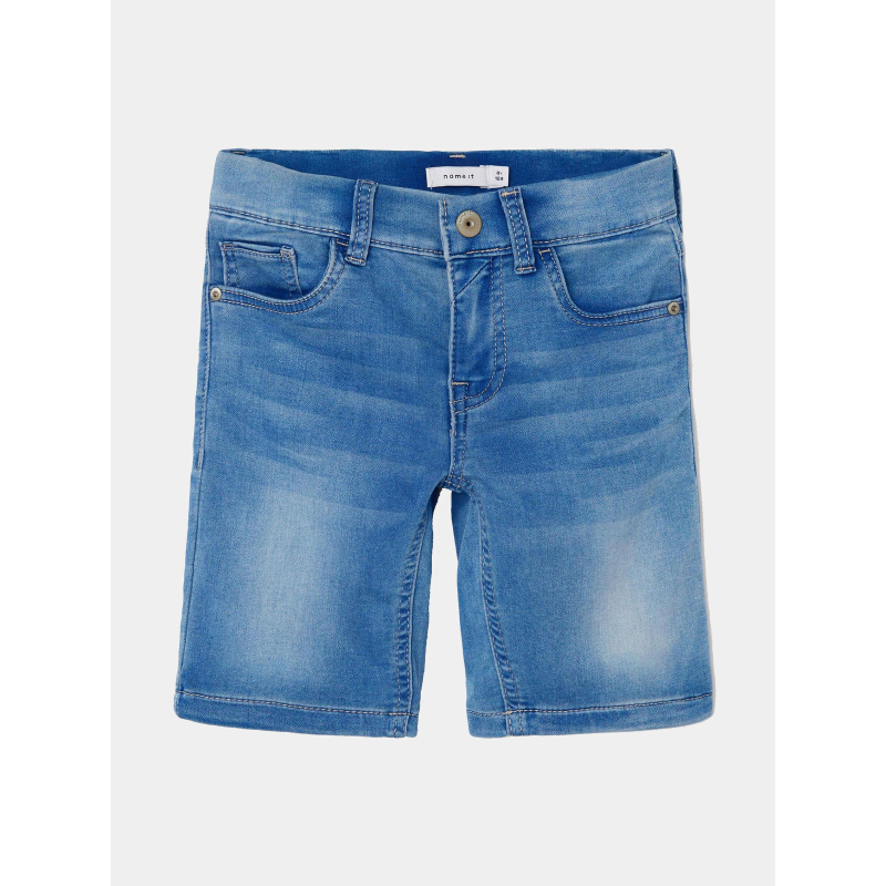 Short en jean theo stretch bleu enfant - Name It