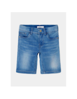 Short en jean theo stretch bleu enfant - Name It