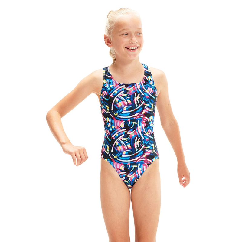 Maillot de bain 1 pièce eco+ multicolore fille - Speedo