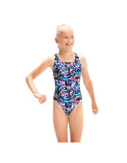 Maillot de bain 1 pièce eco+ multicolore fille - Speedo