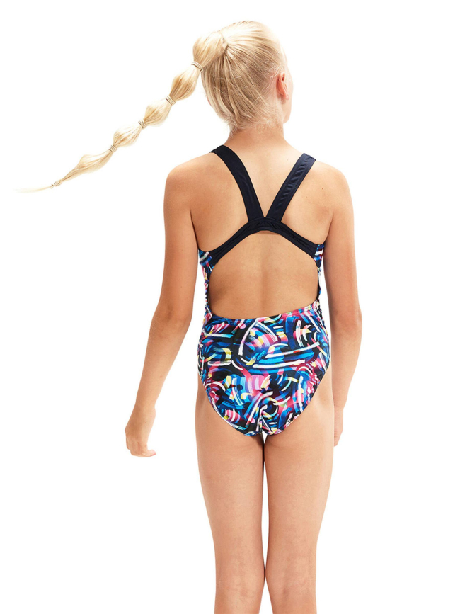 Maillot de bain 1 pièce eco+ multicolore fille - Speedo