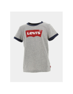 T-shirt batwing ringer logo gris chiné enfant - Levi's