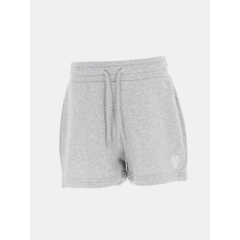Short jogging colagi gris chiné fille - Le Temps Des Cerises