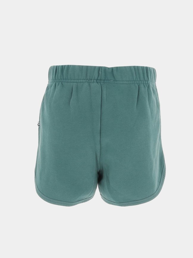 Short jogging logo paillette cristigi vert fille - Le Temps Des