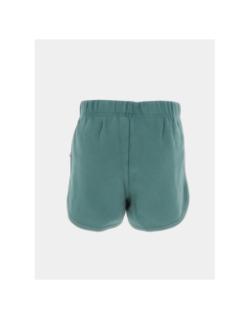 Short jogging logo paillette cristigi vert fille - Le Temps Des