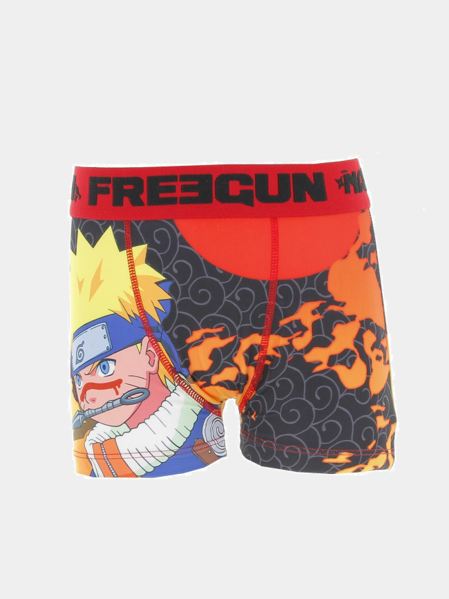 Boxer microfibre naruto multicolore garçon - Freegun