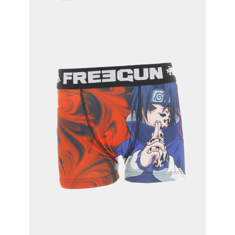 Boxer naruto bleu rouge garçon - Freegun