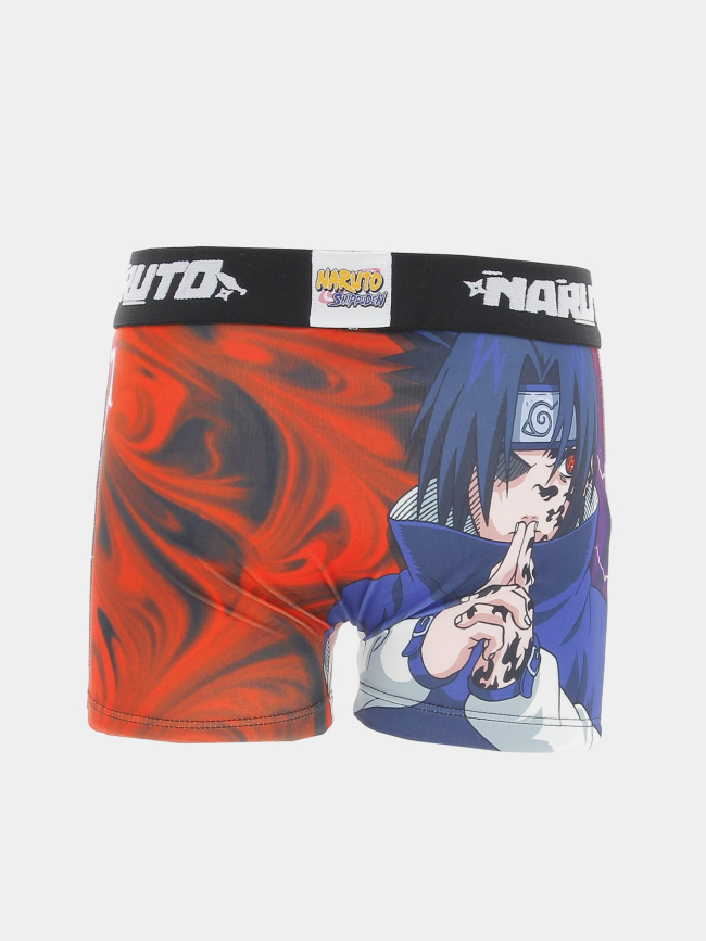 Boxer naruto bleu rouge garçon - Freegun