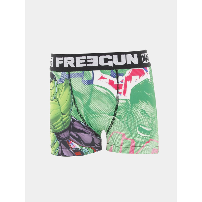 Boxer marvel hulk vert garçon - Freegun