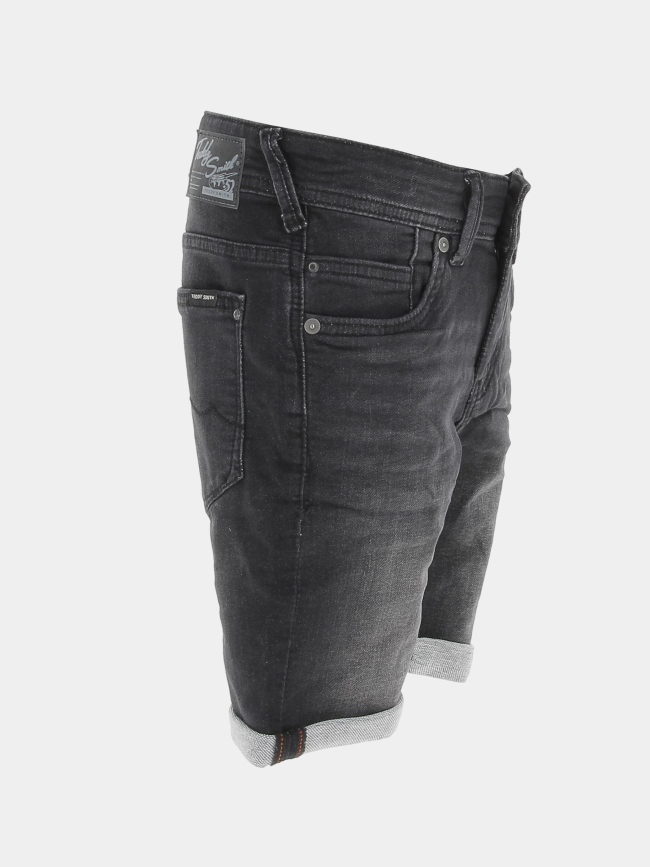 Short en jean scotty 3 noir garçon - Teddy Smith