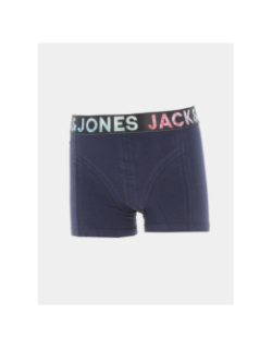 Pack 3 boxers tampa noir bleu marine gris garçon - Jack & Jones