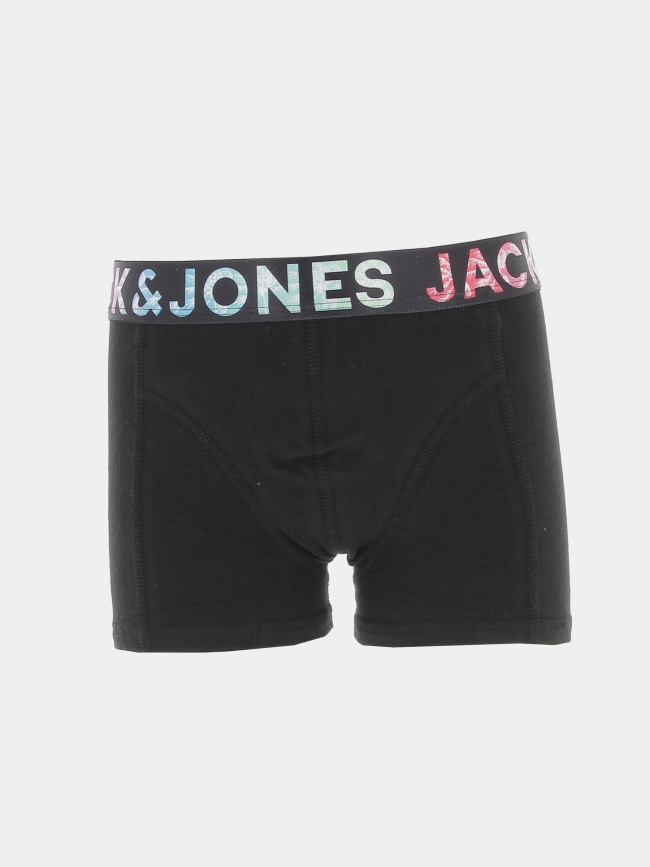 Pack 3 boxers tampa noir bleu marine gris garçon - Jack & Jones