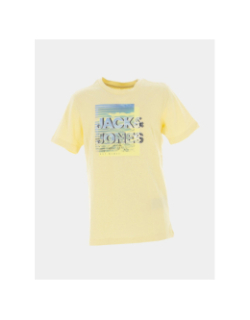 T-shirt booster jaune garçon - Jack & Jones