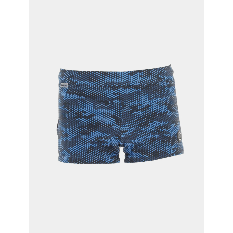 Maillot de bain boxer pois pirae bleu garçon - Lemon Bay