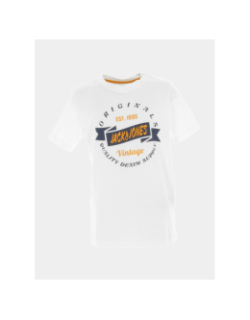 T-shirt jortage blanc garçon - Jack & Jones