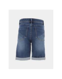 Short en jean slim silas bleu marine garçon - Name It