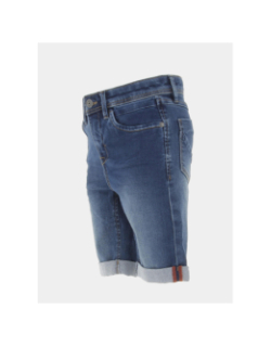 Short en jean slim silas bleu marine garçon - Name It