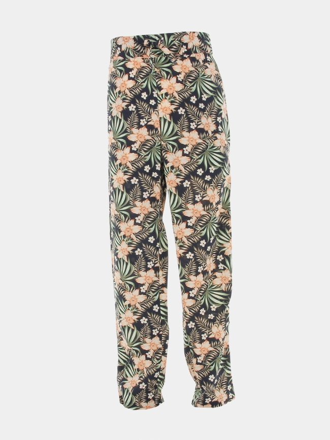 Pantalon fluide à fleurs vinaya noir fille - Name It