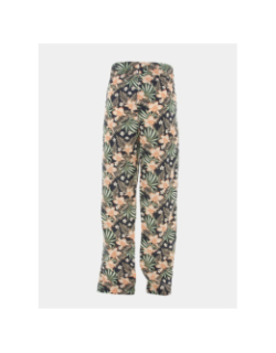 Pantalon fluide à fleurs vinaya noir fille - Name It