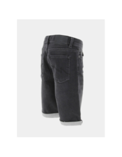 Short en jean decox denim noir garçon - Kaporal