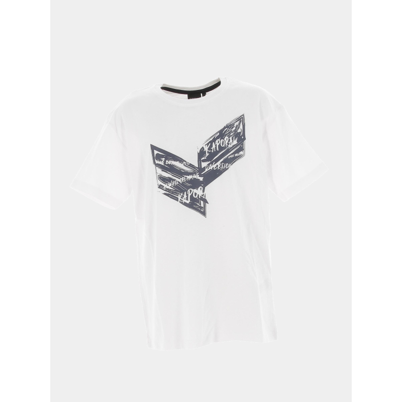 T-shirt pepa uni blanc garçon - Kaporal