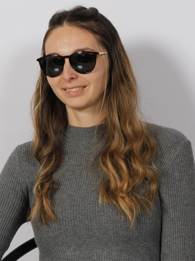 Lunettes de soleil cat.3 écaille marron doré femme - Invu