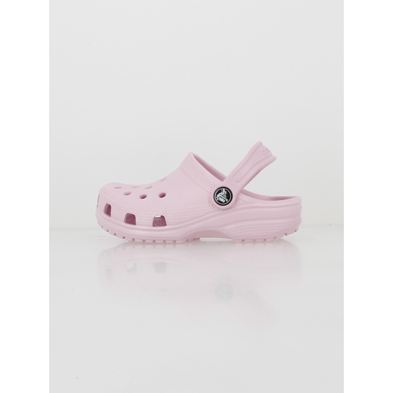 Crocs sabots classic clog rose clair enfant - Crocs