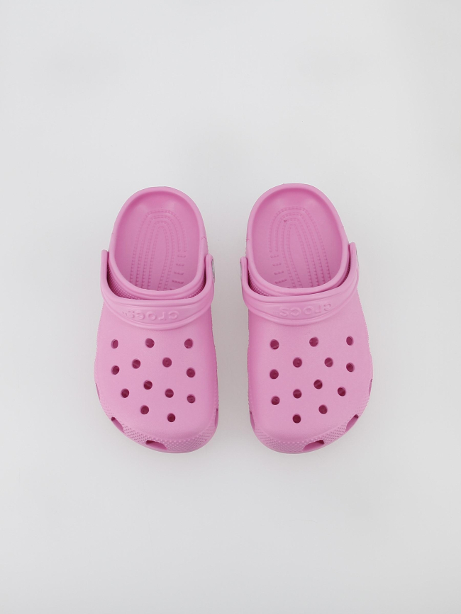 Crocs sabots classic clog rose fuchsia enfant - Crocs